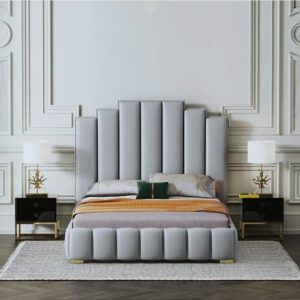 Riana Luxe Plush velvet Bed Frame