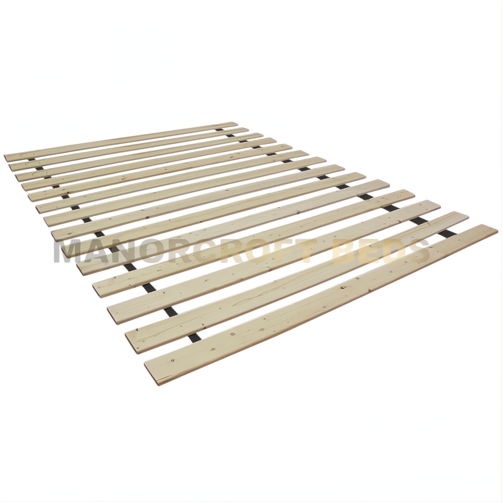 2025 Premium Pine Bed Slats – Webbed Wood Support