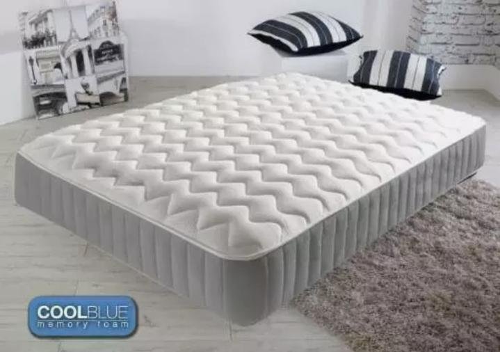 Full Memory Foam Mattress Quilted No Sprung