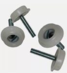 Headboard Bolts M8 Screws Pair With Plastic Washers For Divan Bed (4 x Bolts washer)