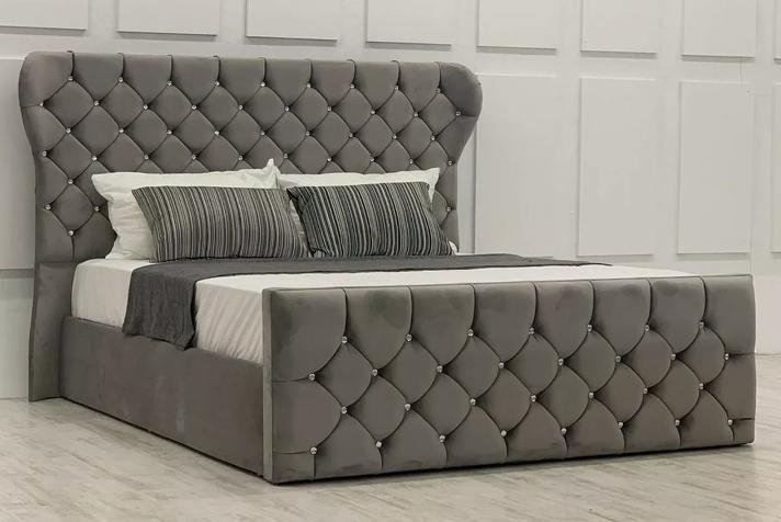 Ottoman Wing Storage Bed Frame