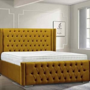 Upholstered Plush Velvet Bed Frame