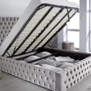 Wing Ottoman Gas lift Storage Beds