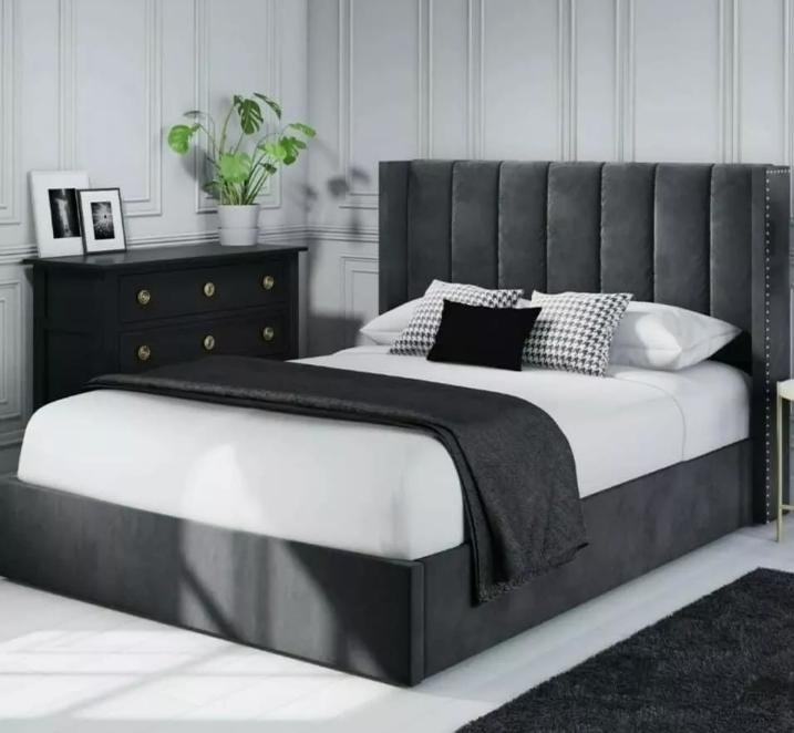 Luxury bed Frame Available in all fabric