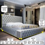 2024  Luxury Ambassador Chesterfield Bed with Optional Ottoman Storage