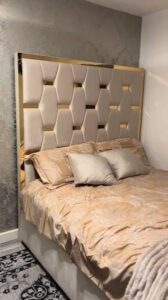 2026  Golden Archer Designer Bed Frame With Optional Ottoman Storage photo review