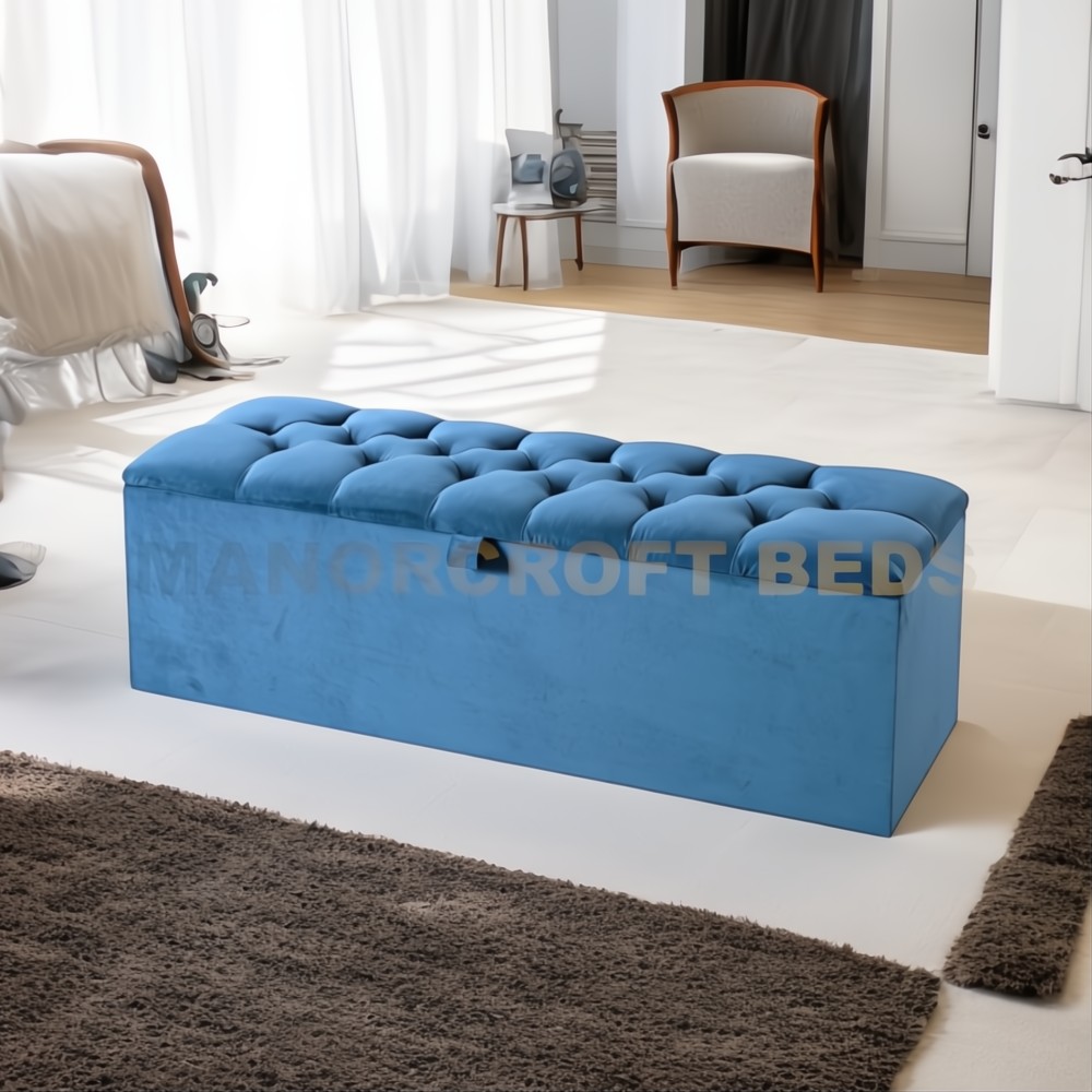 2025 Ottoman Storage Blanket Box