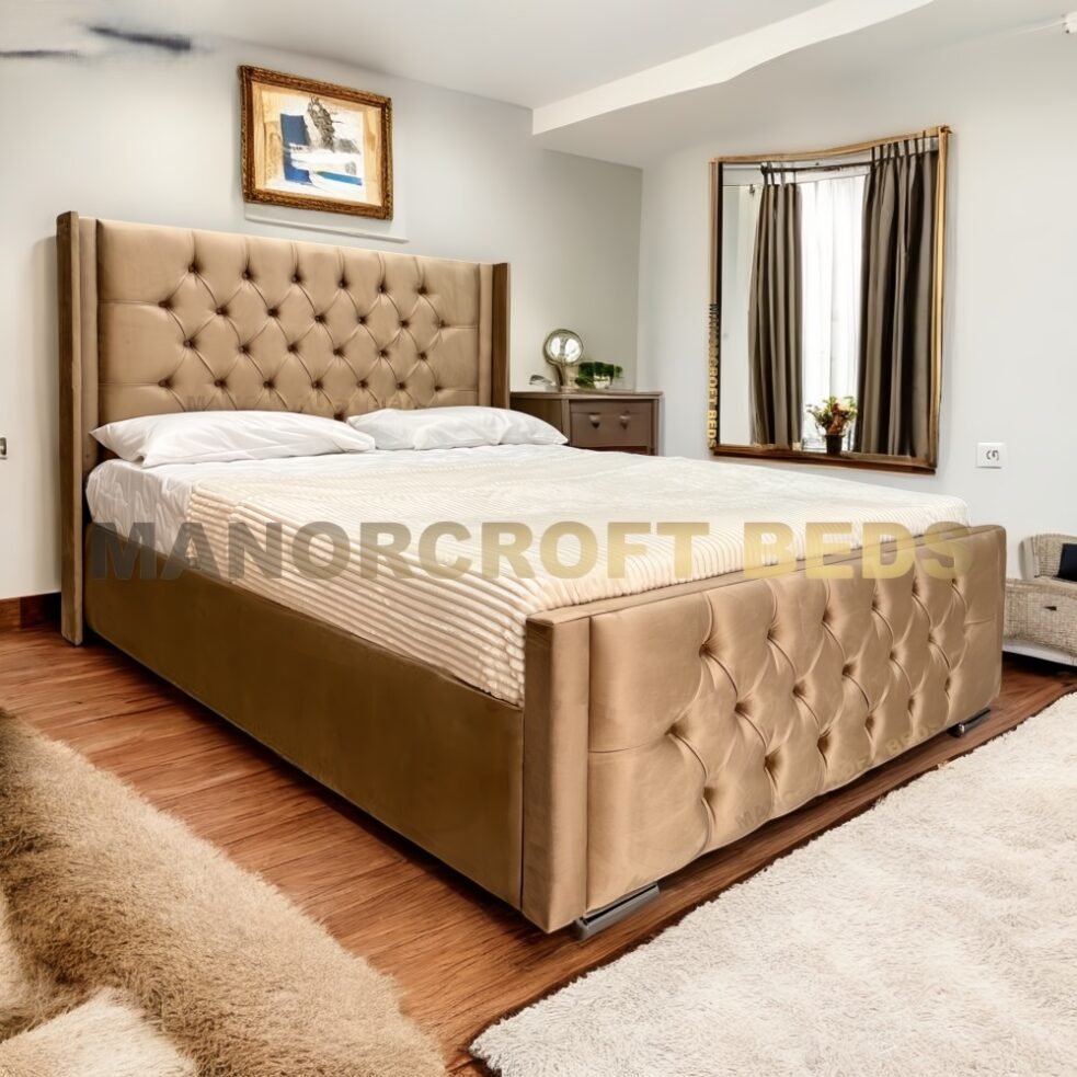 2025 London Bed Frame With Optional Ottoman Storage