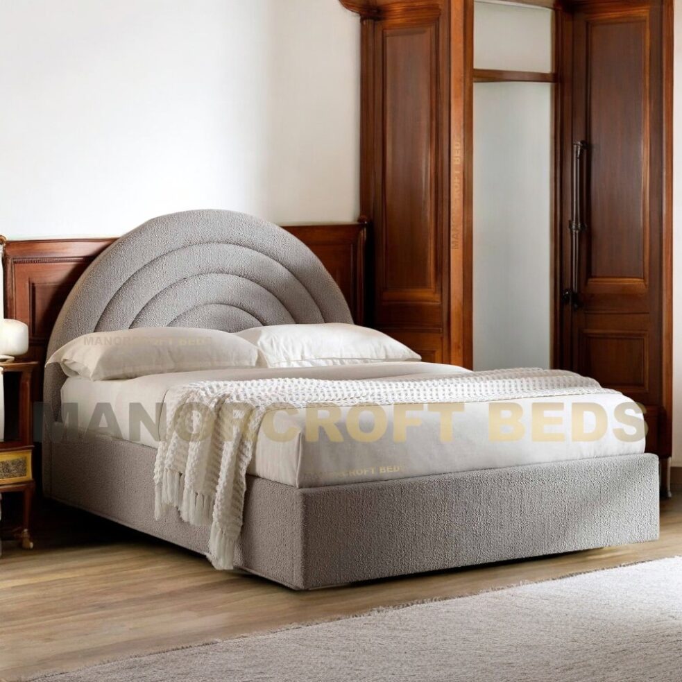 2025 MOON Upholstered Designer Bed Frame With Optional Ottoman Storage