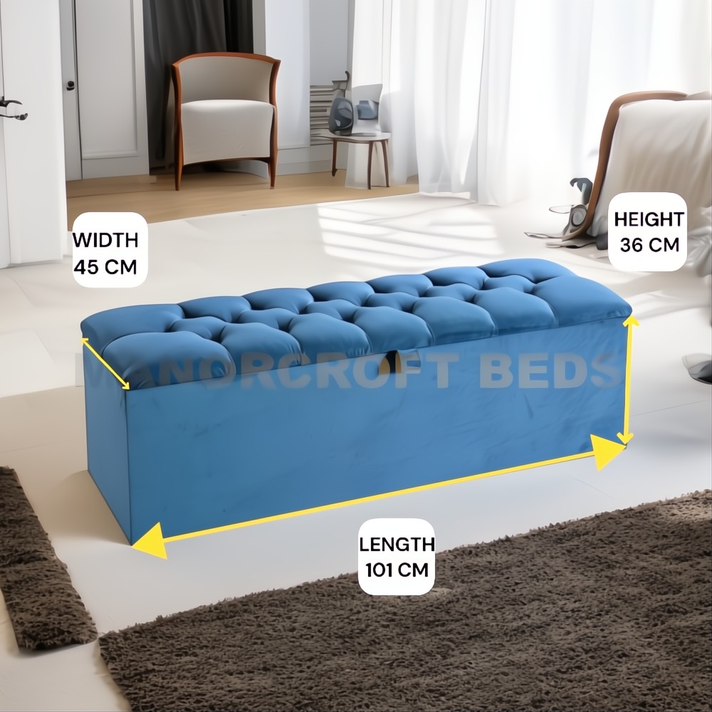 2025 Ottoman Storage Blanket Box
