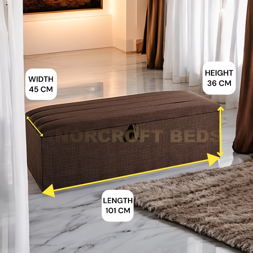 2025 Safar Large Ottoman Storage Box, Blanket