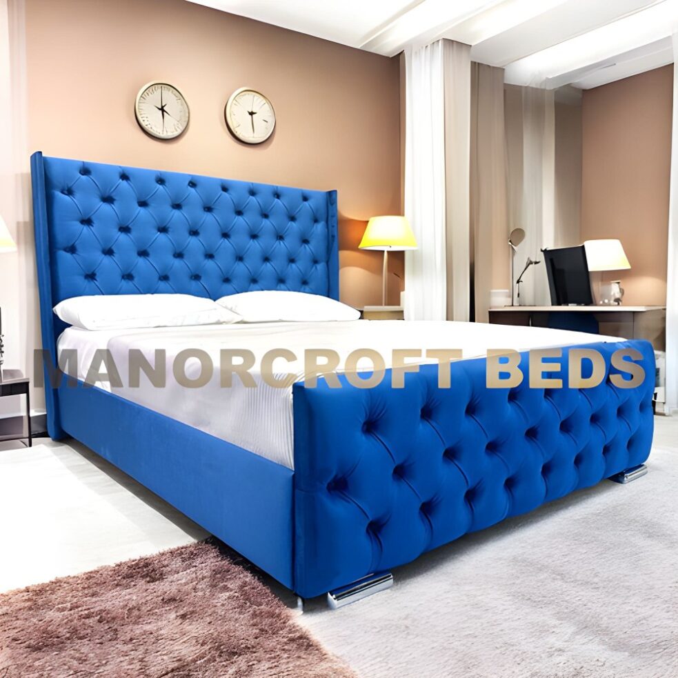 2025 Athens Designer Bed Frame With Optional Ottoman Storage