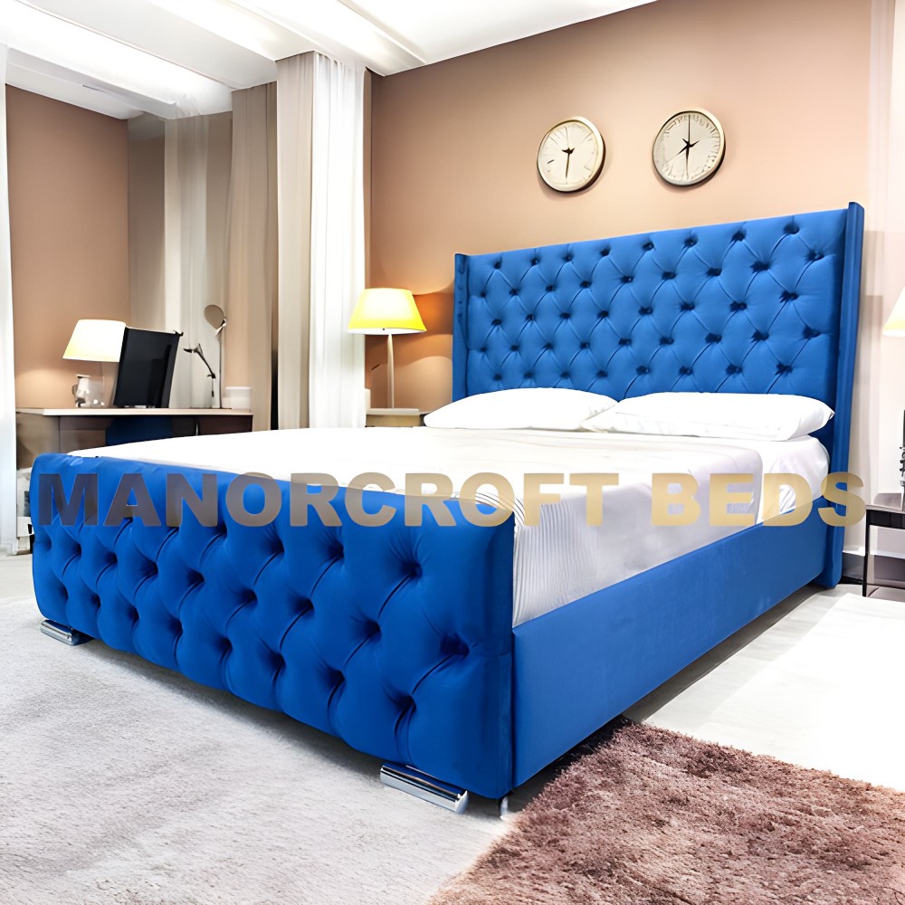 2025 Athens Designer Bed Frame With Optional Ottoman Storage