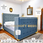 2025 Alpha TV Bed Frame with Optional Ottoman Storage and USB Charging