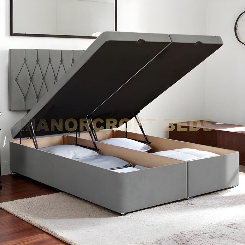 2025 High-Quality  End Lift Divan Ottoman Storage Bed Base