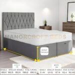 2025 High-Quality  End Lift Divan Ottoman Storage Bed Base