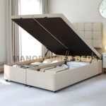 2025 Ottoman Divan base Storage End Lift-Fire Retardant