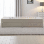 2025 Silentnight Kingsize 4 Drawer Divan Bed Base - Sandstone