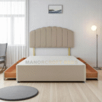 2025 Silentnight Kingsize 4 Drawer Divan Bed Base - Sandstone