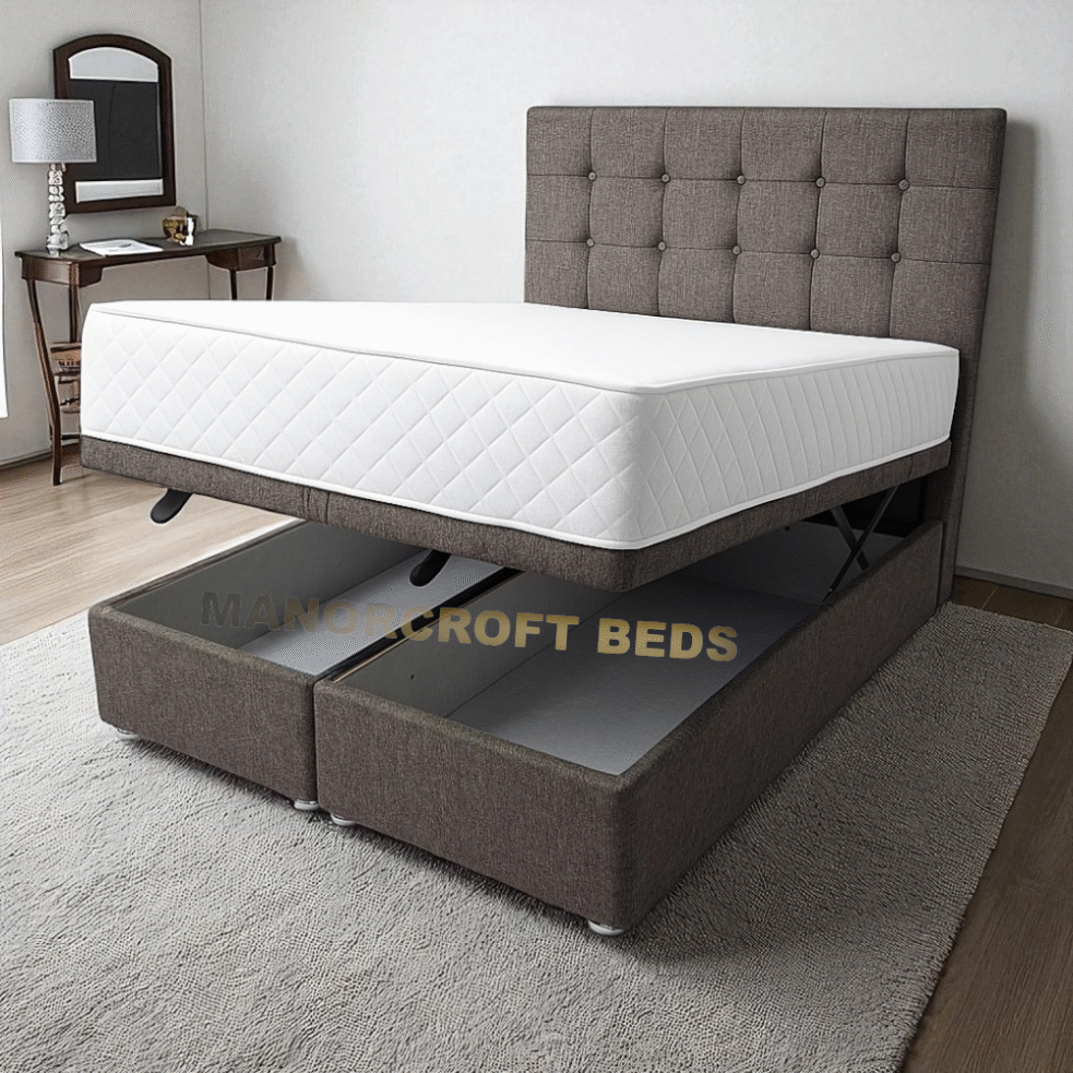 2025 Ottoman Storage Divan Bed Base Frame  Upholstered