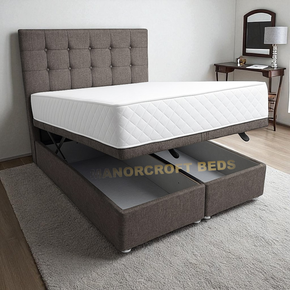 2025 Ottoman Storage Divan Bed Base Frame  Upholstered