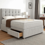 2025 Plan Divan Bed Set With Headboard 3FT 4FT6 Double 5FT King