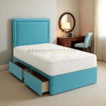 2025 Luxury Fabric Divan Bed Set With & Headboard 4FT6 Double 5FT KING