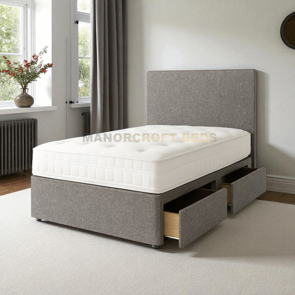 2025 Luxury Mosco Divan Storage Bed With Headboard