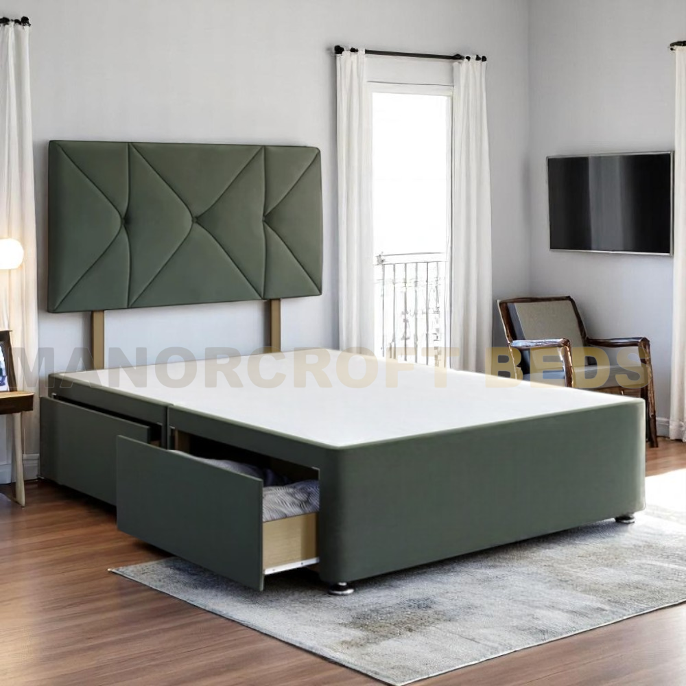 Silentnight Comfort Divan Bed Set With Strutted Headboard