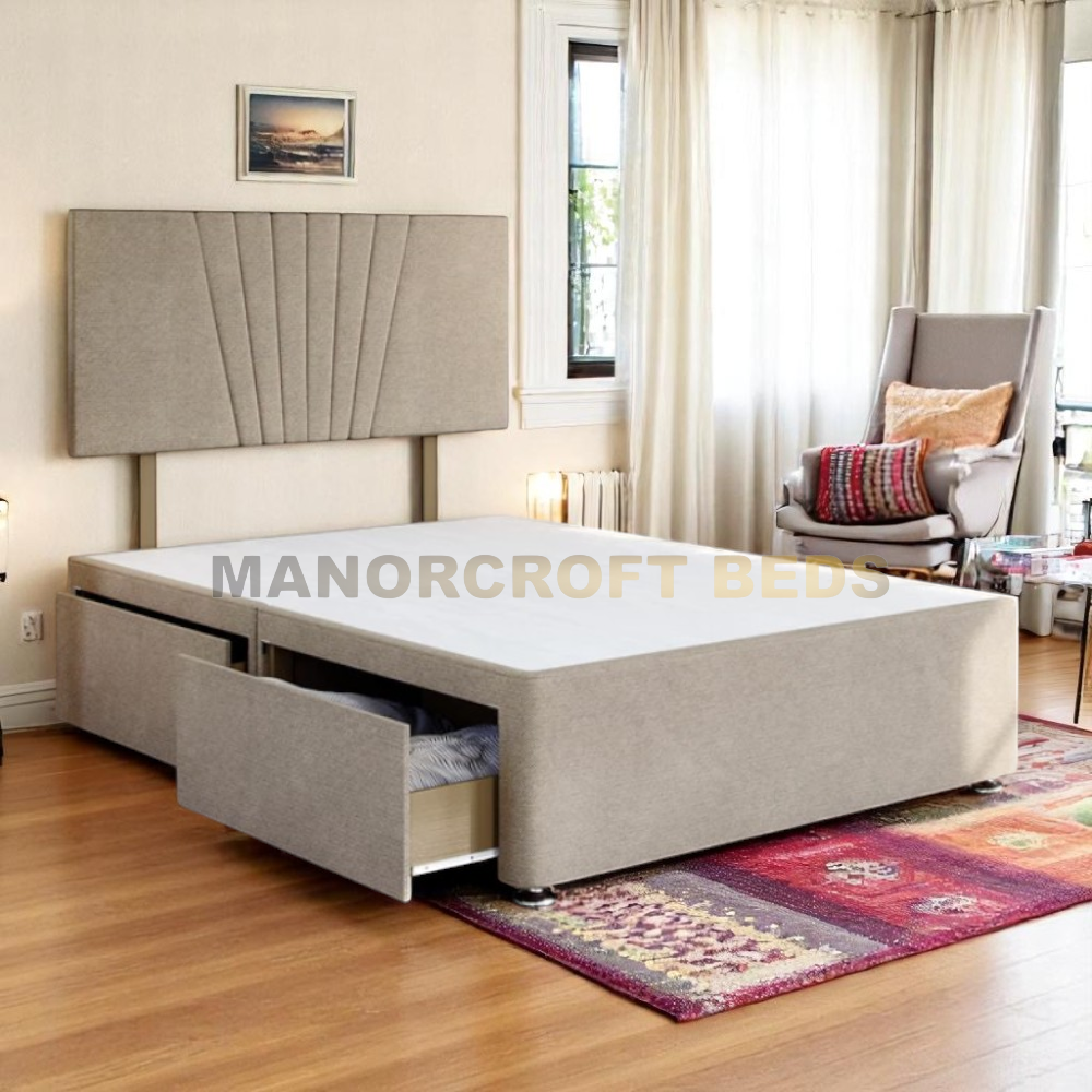 2025 Sunrise Heavy Duty Divan Bed Base -In Stone Colour
