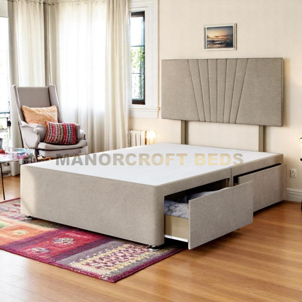 2025 Sunrise Heavy Duty Divan Bed Base -In Stone Colour