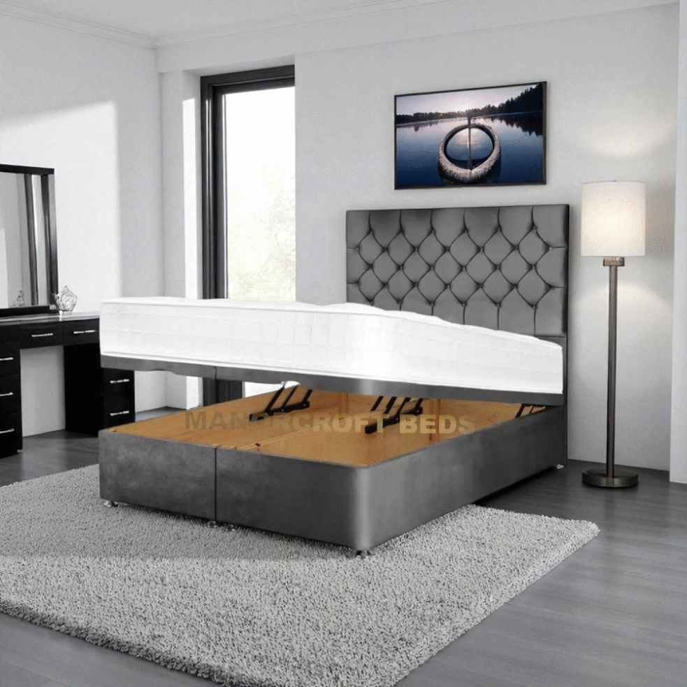 2025 Victoria Ottoman Divan Storage End Lift Base