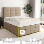High Demand Ottoman Bed Base With Storage -End Lift