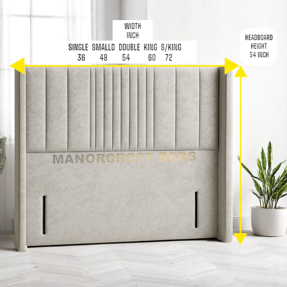 2025 New York Wingback Floor Standing Headboard