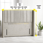 2025 New York Wingback Floor Standing Headboard