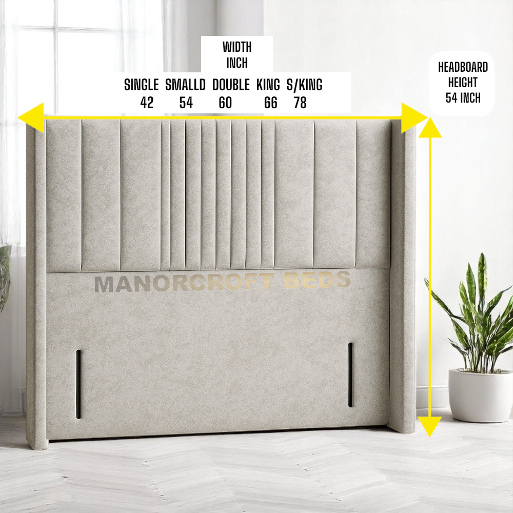 2025 New York Wingback Floor Standing Headboard