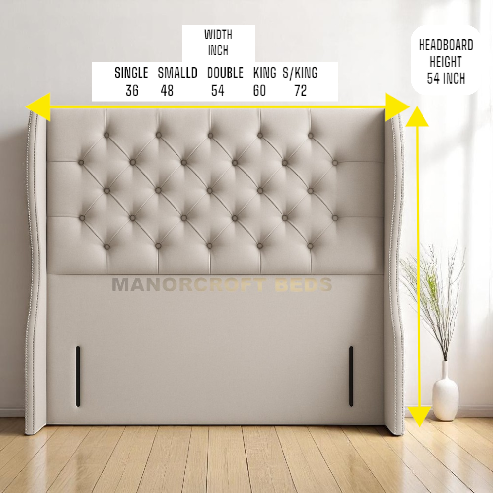 2025 Venice Floor Standing Upholstered Headboard