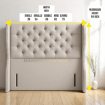 2025 Venice Floor Standing Upholstered Headboard