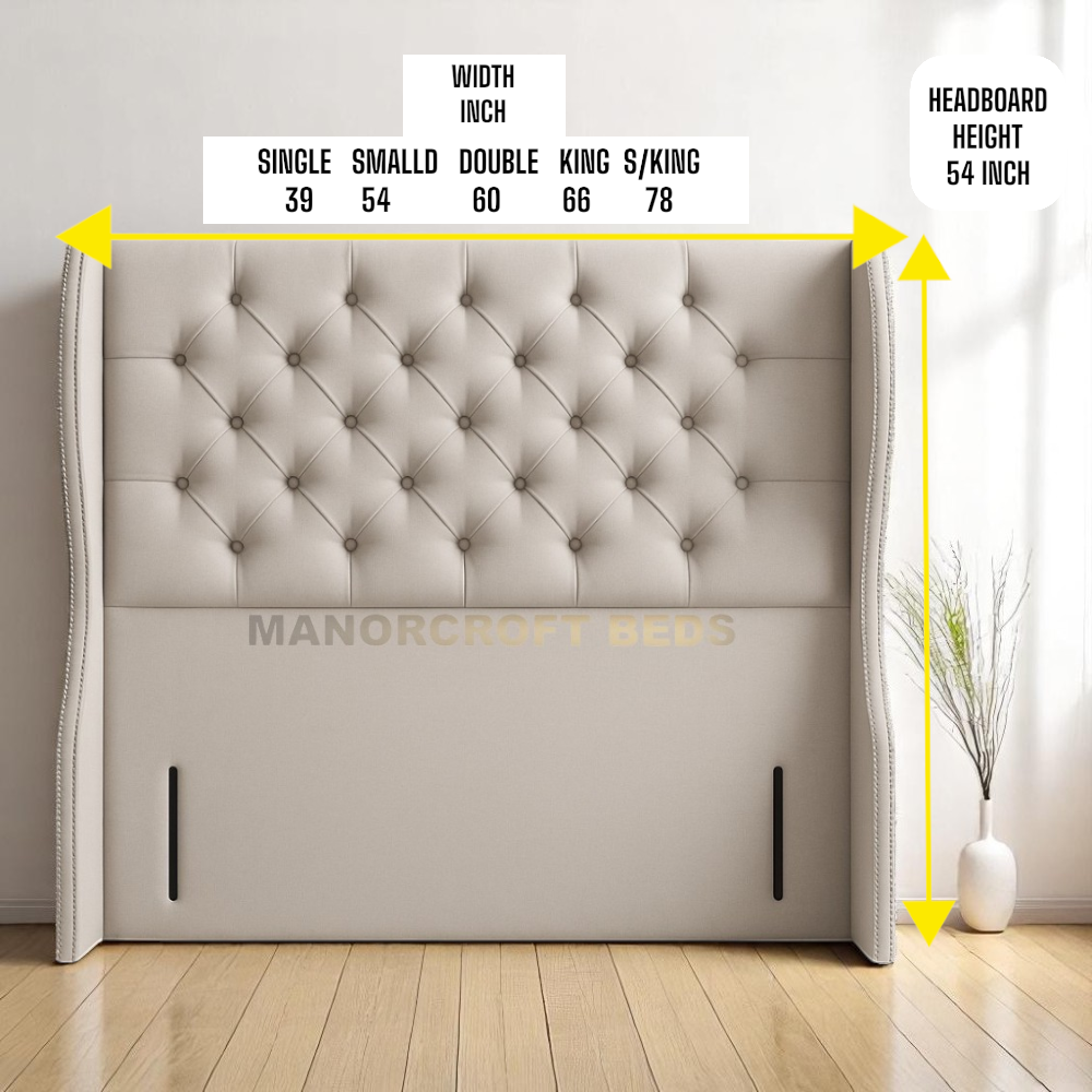 2025 Venice Floor Standing Upholstered Headboard