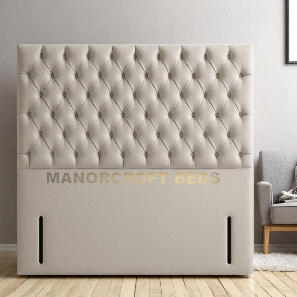2025 Rome Floor Standing Headboard Silver / Grey