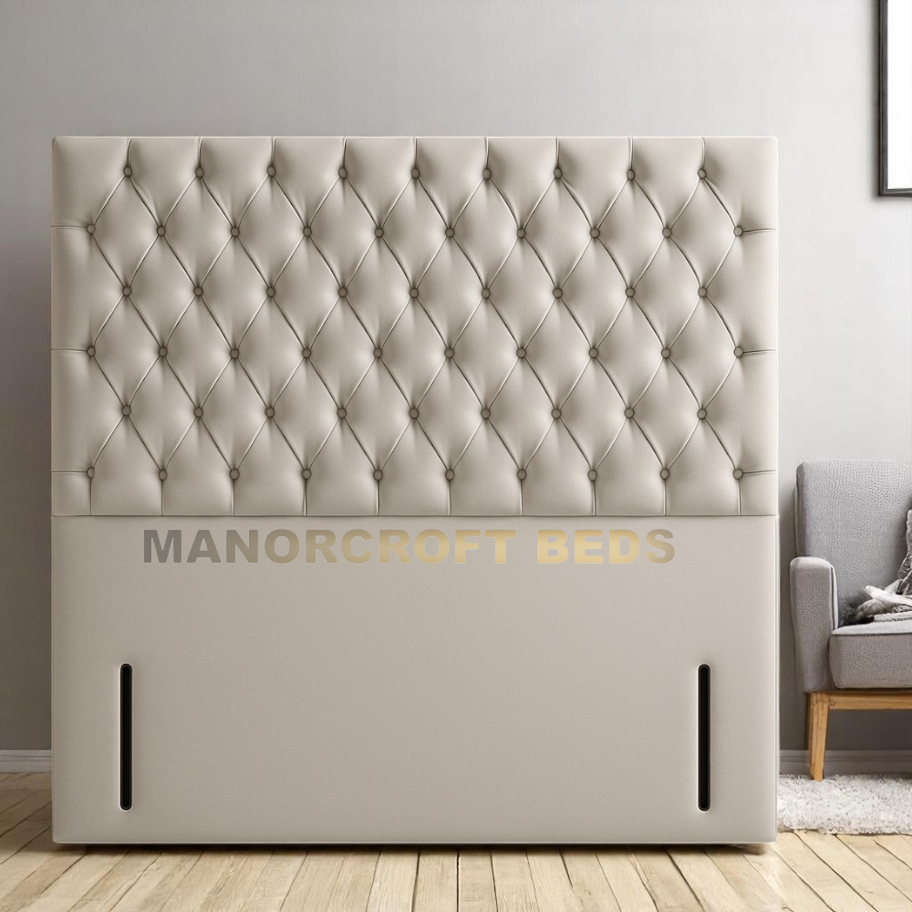 2025 Rome Floor Standing Headboard Silver / Grey