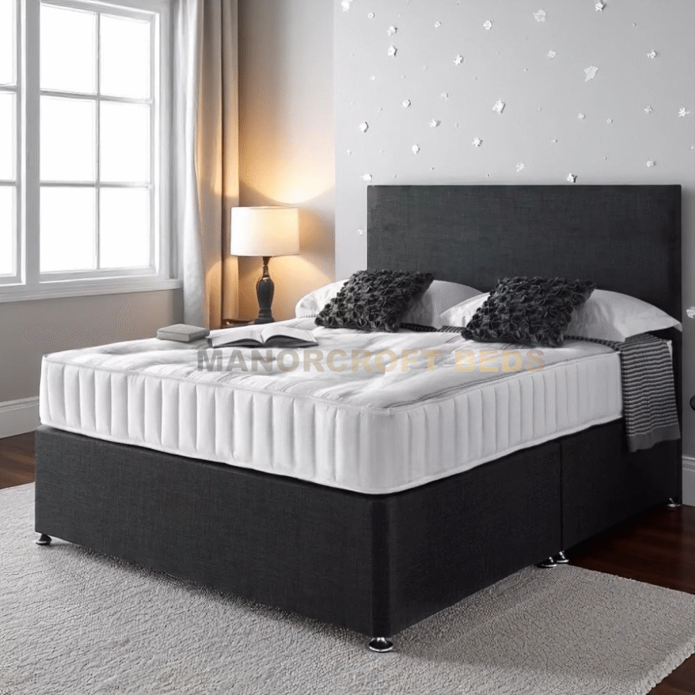 2025 Plan Divan Bed Set With Headboard 3FT 4FT6 Double 5FT King