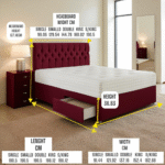 2025 Plush Velvet Divan Bed Set With -Headboard & Footboard