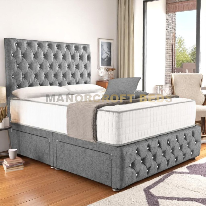 2025 Barcelona Ottoman Storage Divan Bed