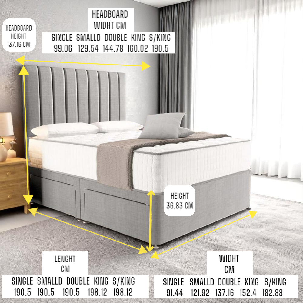 2025 German Ottoman Storage Divan Bed