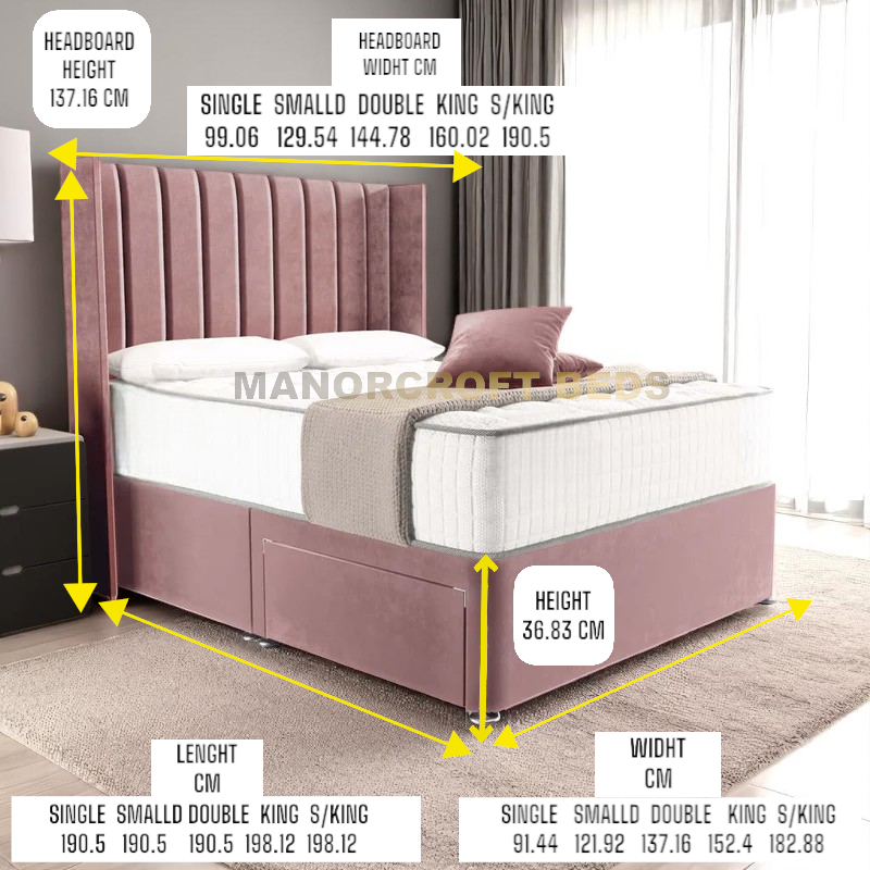 2025 Venus Valentino Ottoman Storage Divan Bed