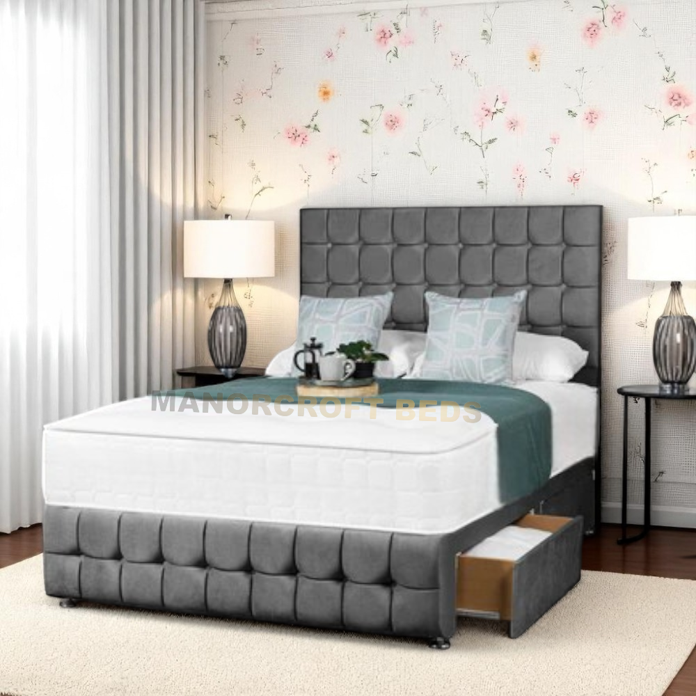 2025 Cube Storage Ottoman Divan Bed Base