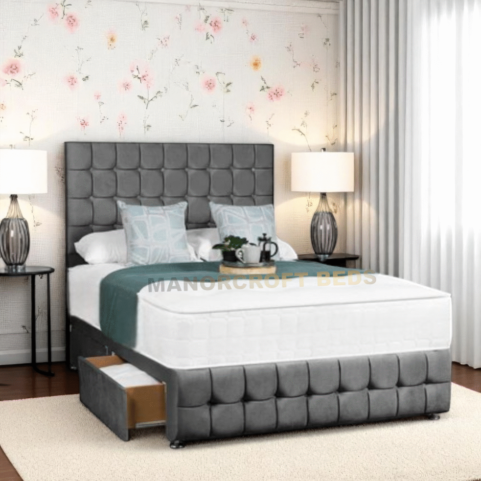 2025 Cube Storage Ottoman Divan Bed Base