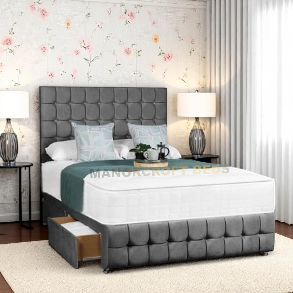 2025 Cube Storage Ottoman Divan Bed Base