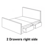 2 Drawers Right Side 